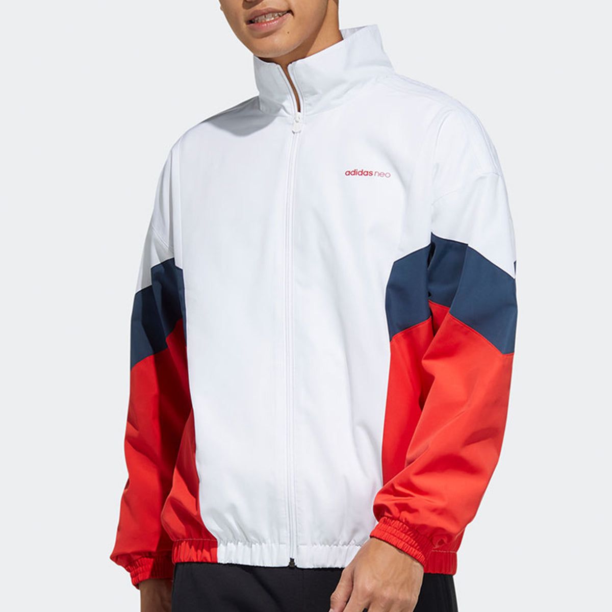 Adidas Neo CCNY RP Jackets 'White Red' H45012 sold by KicksCrew product image thumbnail 2