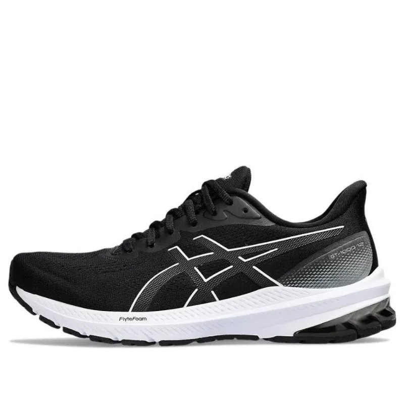 (WMNS) ASICS GT-1000 12 Wide 'Black White' 1012B447-004 sold by KicksCrew