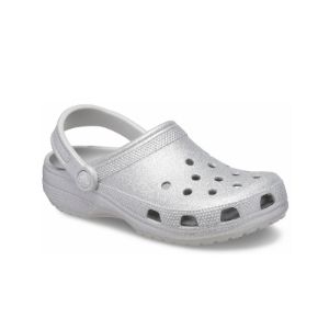 Crocs Classic Glitter Clogs 'Silver' 205942-0IC sold by KicksCrew