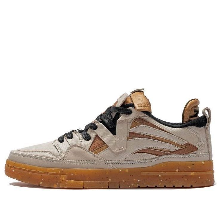 (WMNS) Li-Ning Weiwu Pro Skate Shoes 'Khaki Tan' AECR090-1 sold by KicksCrew