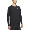 Nike Dri-Fit Miler UV T-Shirt 'Black' DD4577-010 sold by KicksCrew