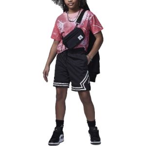 (GS) Air Jordan Essentials New Wave Allover Print T-Shirt 'Coral Chalk' 45C403-A7L sold by KicksCrew
