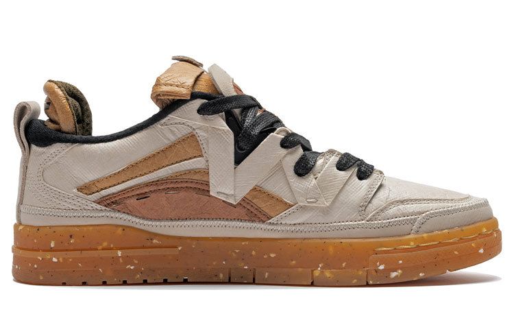 (WMNS) Li-Ning Weiwu Pro Skate Shoes 'Khaki Tan' AECR090-1 sold by KicksCrew product image thumbnail 3