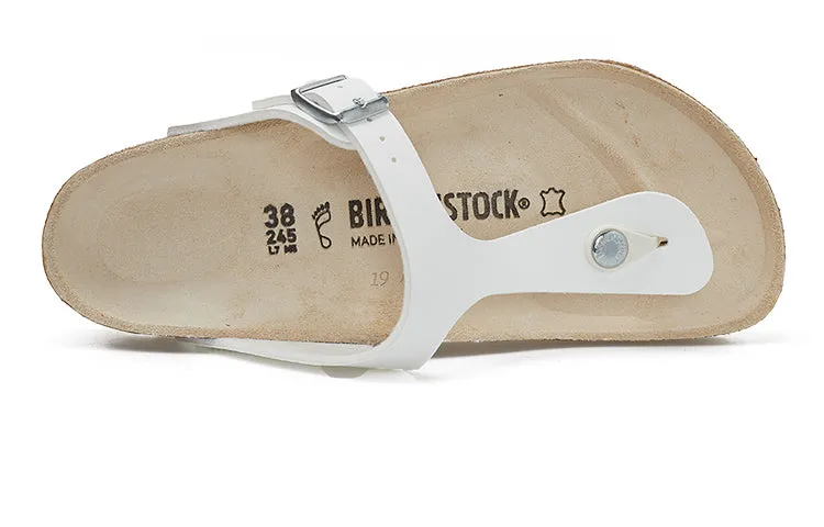 Birkenstock Gizeh Birko-Flor Narrow Fit Sandals 'White' 43731 sold by KicksCrew product image thumbnail 5
