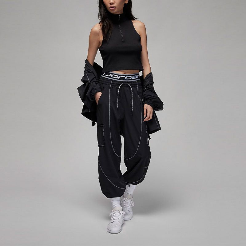 (WMNS) Air Jordan Sport Tunnel Pants 'Black' FB4660-010 sold by KicksCrew product image thumbnail 3