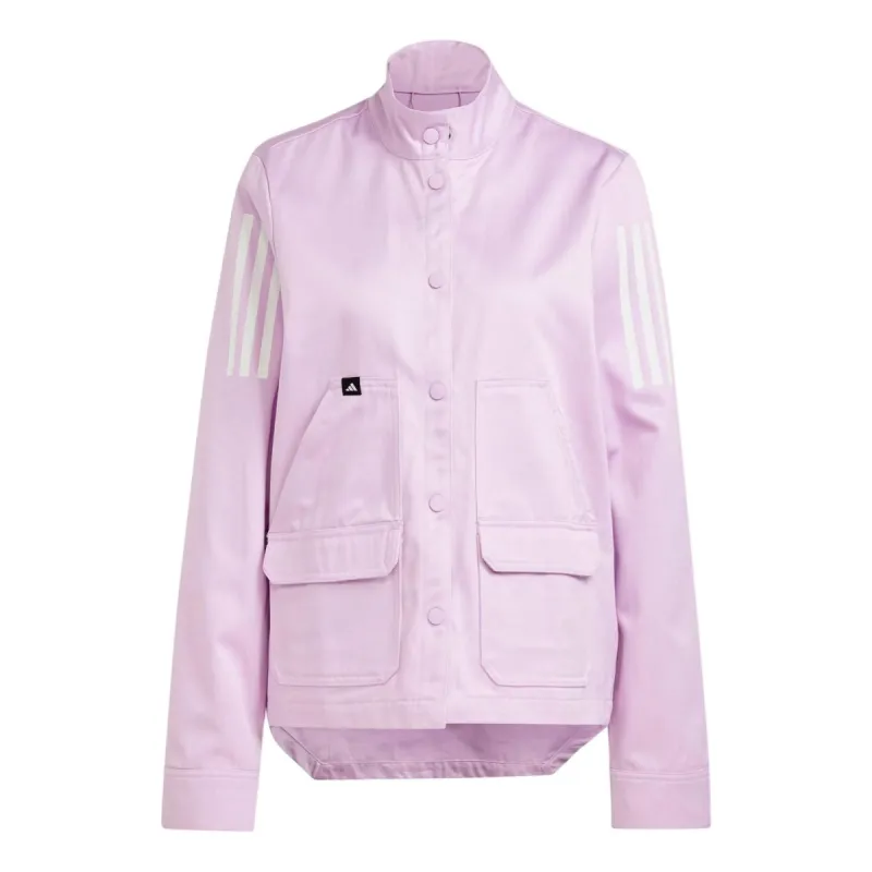 (WMNS) adidas Trackstand Utility Cycling Jacket 'Purple' IN6214 sold by KicksCrew