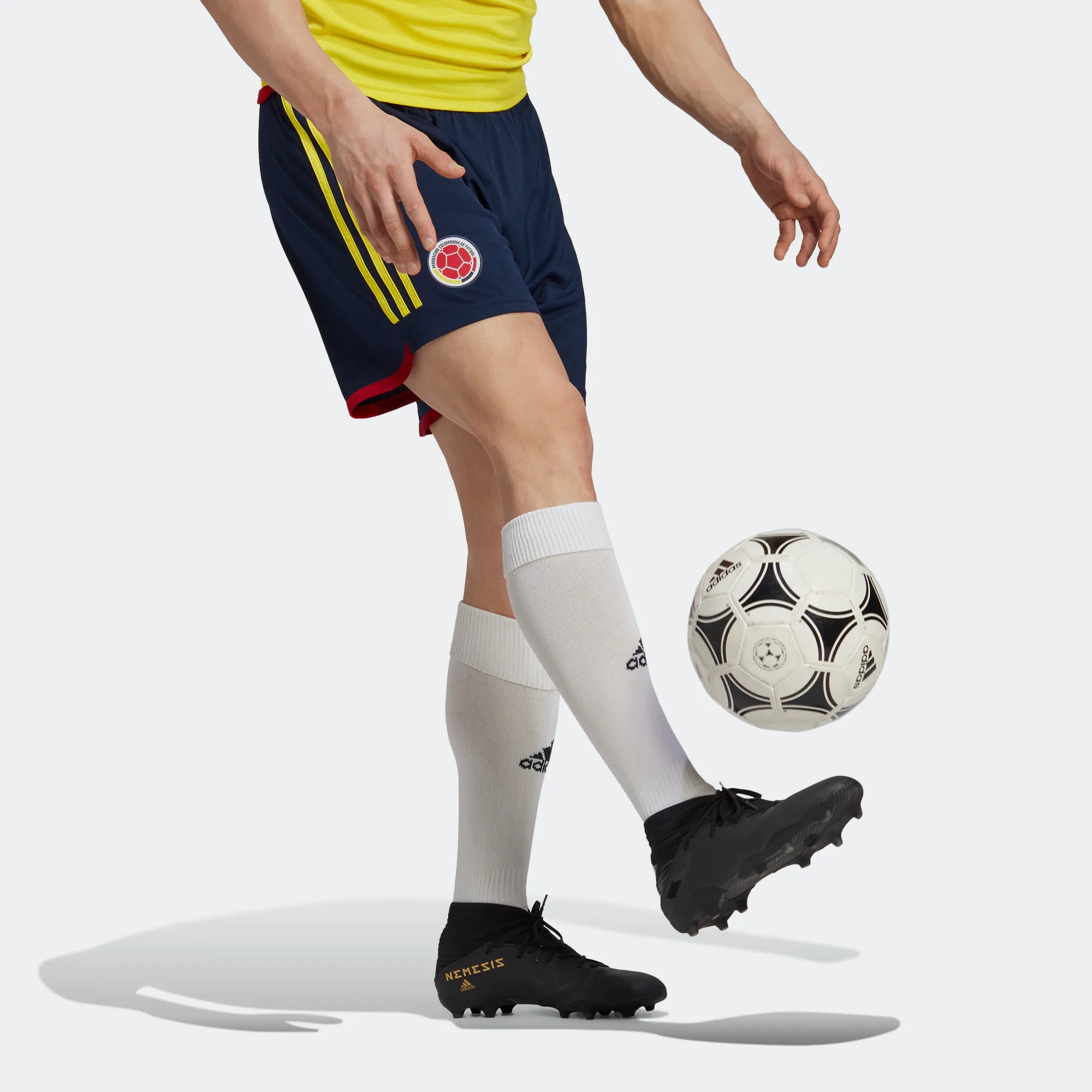adidas Colombia National Team Home Shorts 22 'Navy Yellow' HB9165 sold by KicksCrew product image thumbnail 4