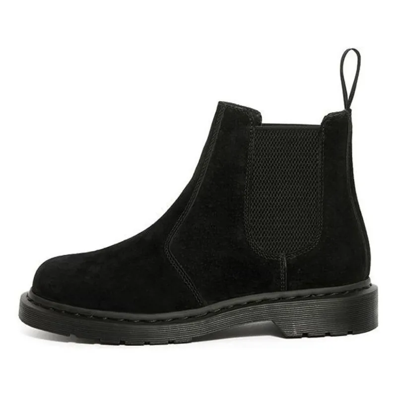 Dr. Martens 2976 Black Suede Chelsea Boots 'Black' 25697001 sold by KicksCrew