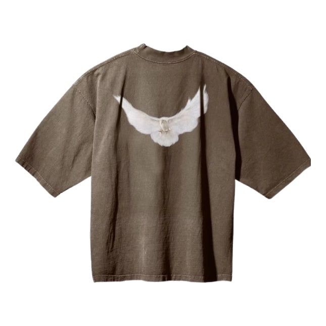Yeezy Gap Engineered By Balenciaga SS22 Dove 3/4 Sleeve T-Shirt 'Beige' 469669-00 sold by KicksCrew product image thumbnail 2