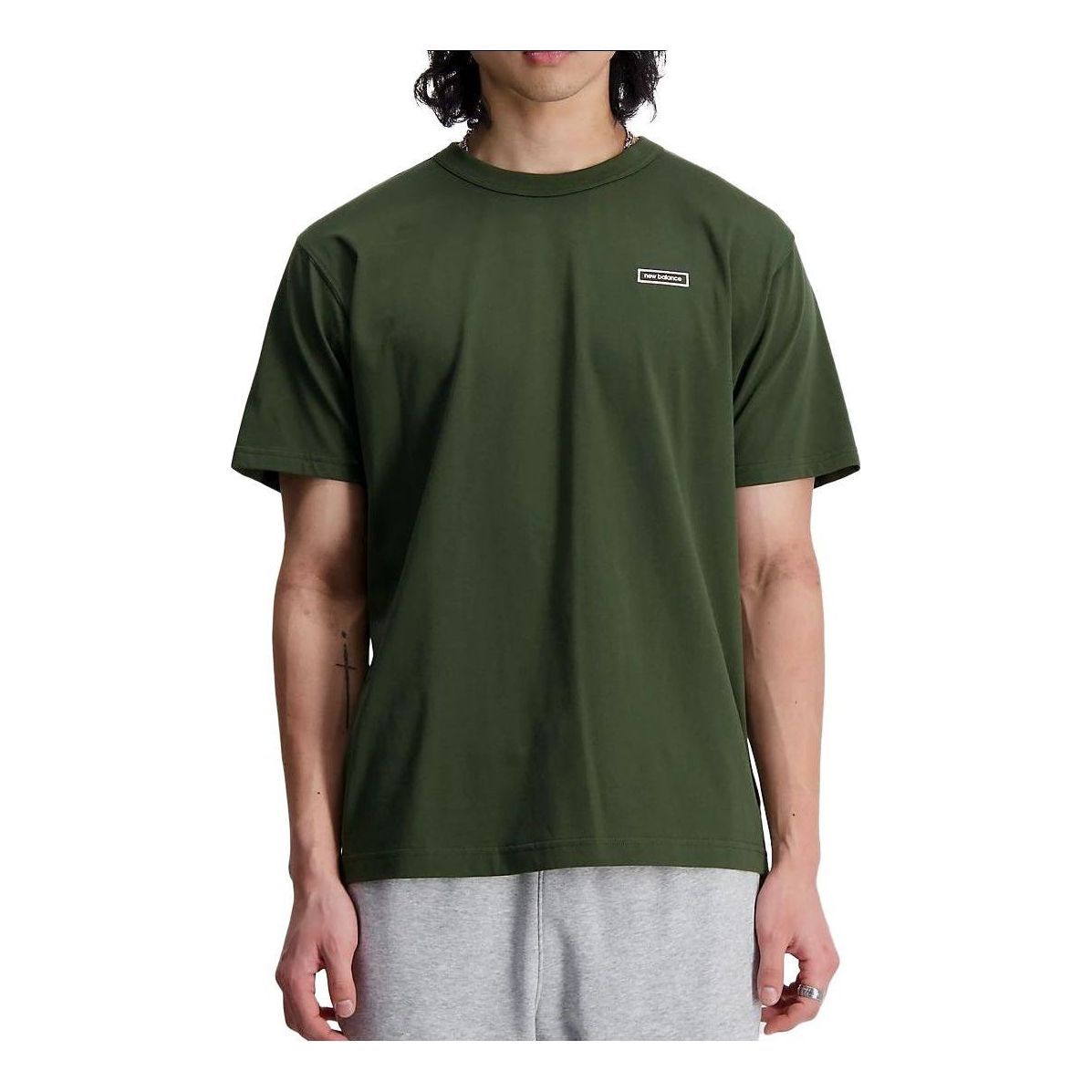 New Balance Essentials Winter T-Shirt 'Kombu' MT33517-KOU sold by KicksCrew