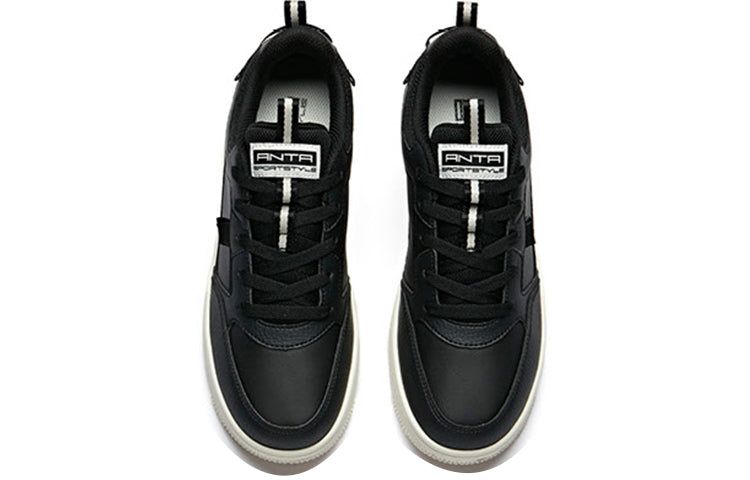 (WMNS) ANTA Casual Skate Shoes 'Black Ivory White' 922018061-3 sold by KicksCrew product image thumbnail 4