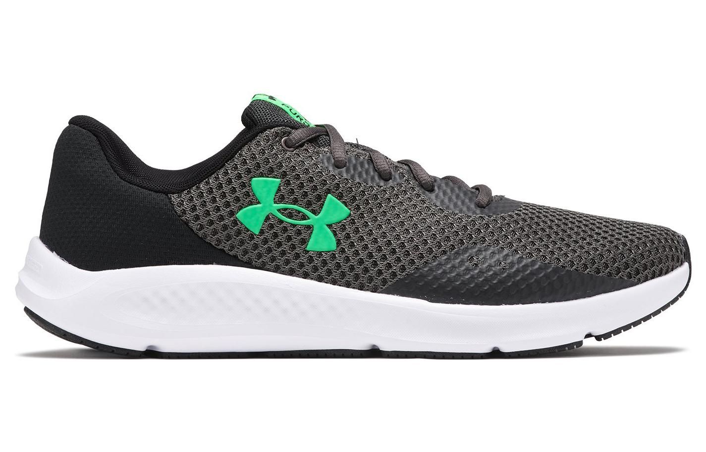 Under Armour Charged Pursuit 3 Running Shoes 'Black Green' 3025801-101 sold by KicksCrew product image thumbnail 2