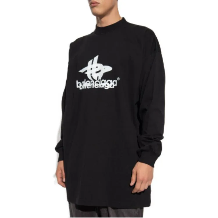 Balenciaga Layered Sports Long Sleeve T-shirt Oversized