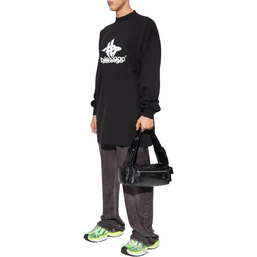 Balenciaga Layered Sports Long Sleeve T-shirt Oversized