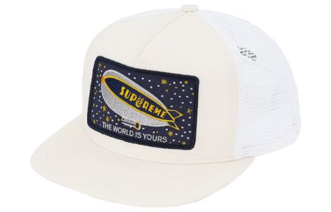 Supreme Blimp Mesh Back 5-Panel Cap 'White Black' SUP-FW20-121 sold by KicksCrew