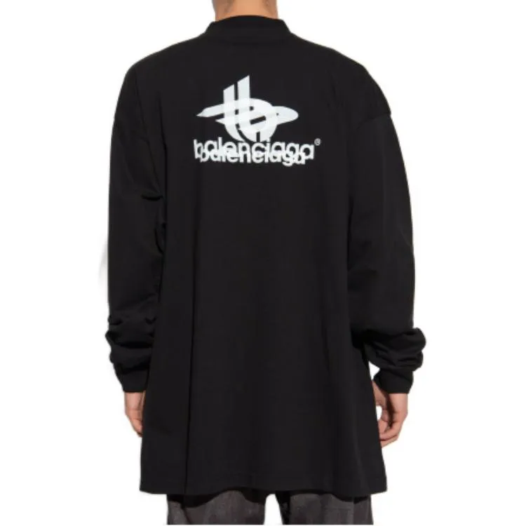 Balenciaga Layered Sports Long Sleeve T-shirt Oversized