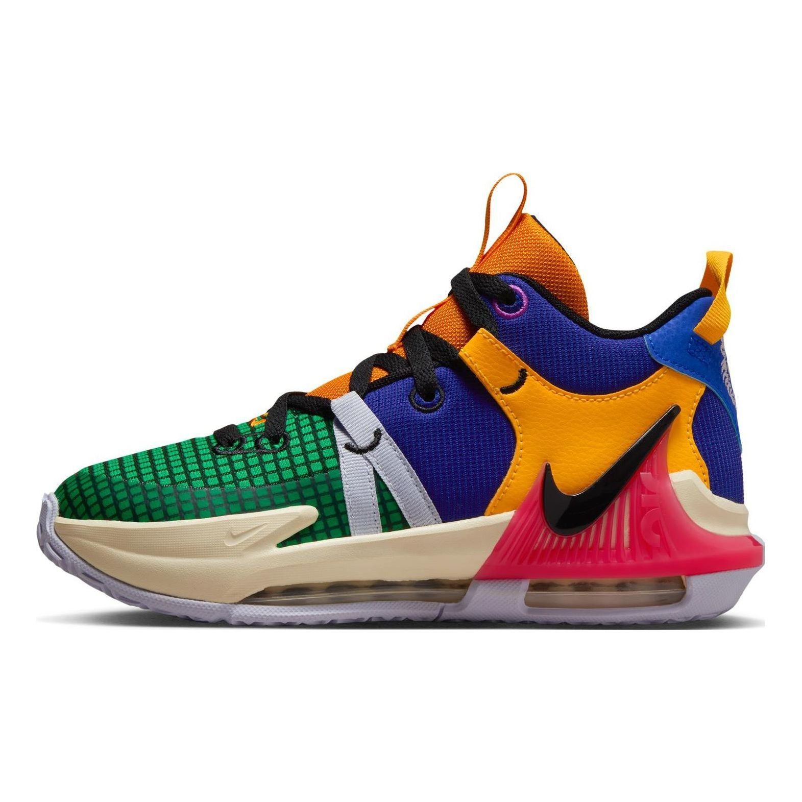 (GS) Nike LEBRON WITNESS 7 'Multi Colour' FQ8170-585 sold by KicksCrew
