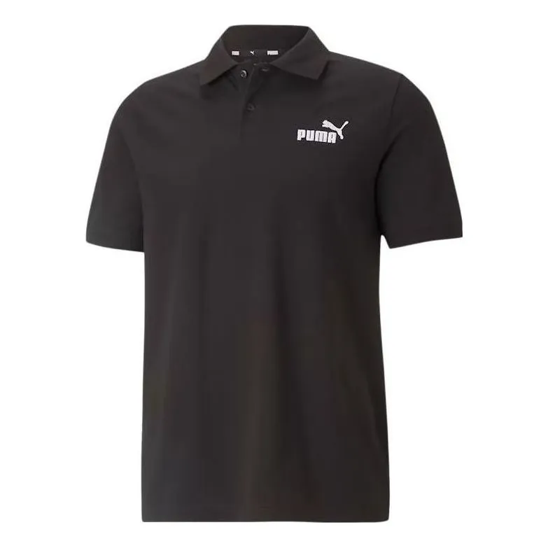 PUMA Essentials Polo Shirt 'Black' 586674-01 sold by KicksCrew