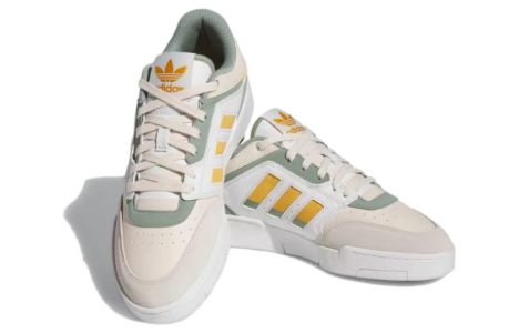 Adidas Originals Drop Step Low Shoes 'Crystal White Yellow Silver Green' IF2610 sold by KicksCrew
