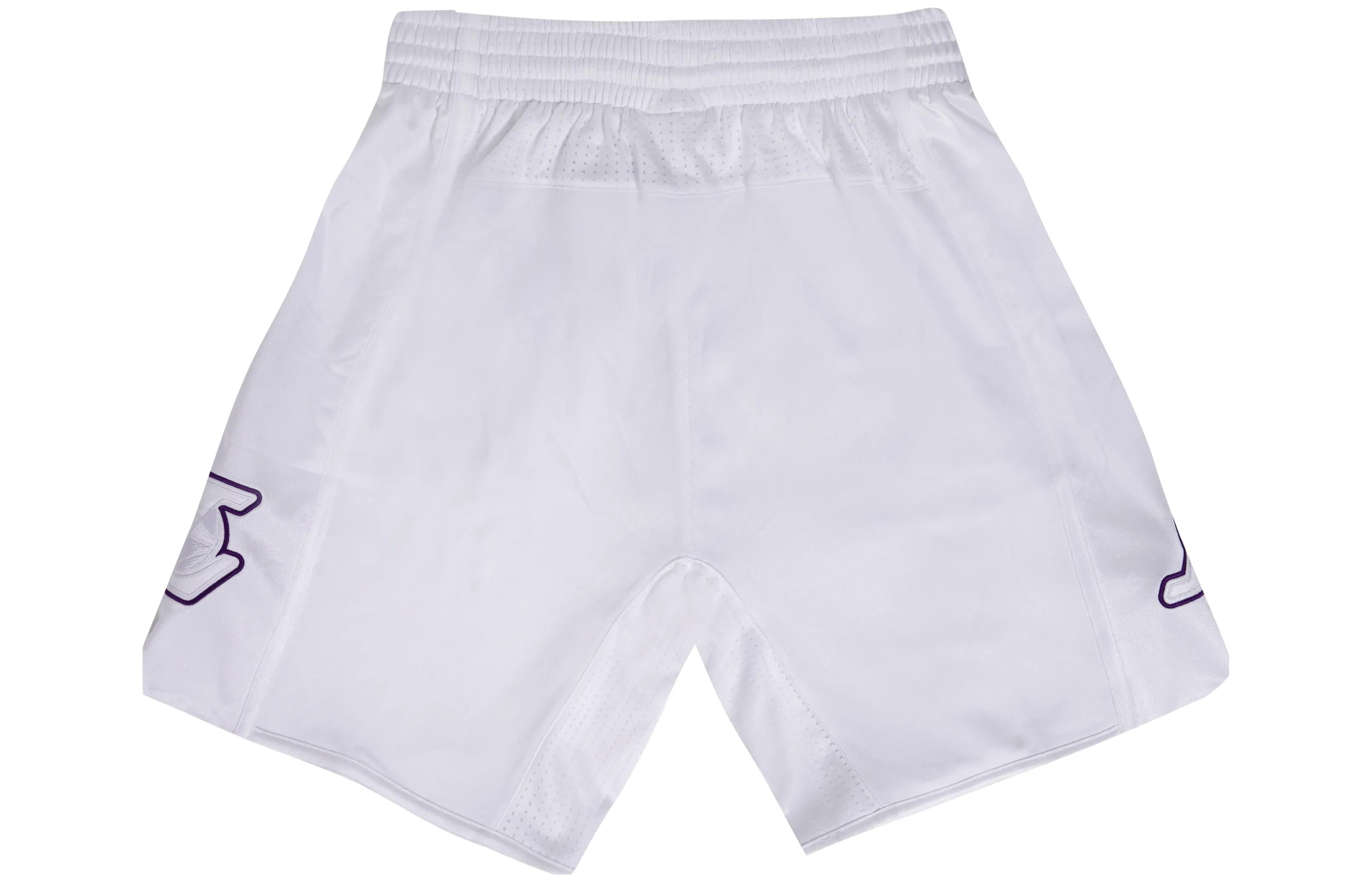 Mitchell & Ness NBA Authentic Christmas Day Los Angeles Lakers 2012-13 Shorts 'White' ASHR4972-LAL12PPPWHIT sold by KicksCrew product image thumbnail 2