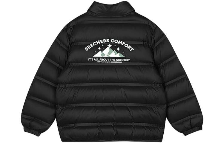 (PS) Skechers Windbreaker Down Jacket 'Black White' L423K058-0018 sold by KicksCrew product image thumbnail 2