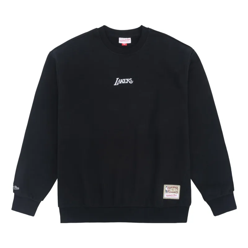 Mitchell & Ness x NBA LA Lakers Sweatshirt 'Black' MNJYFWHD23092008 sold by KicksCrew