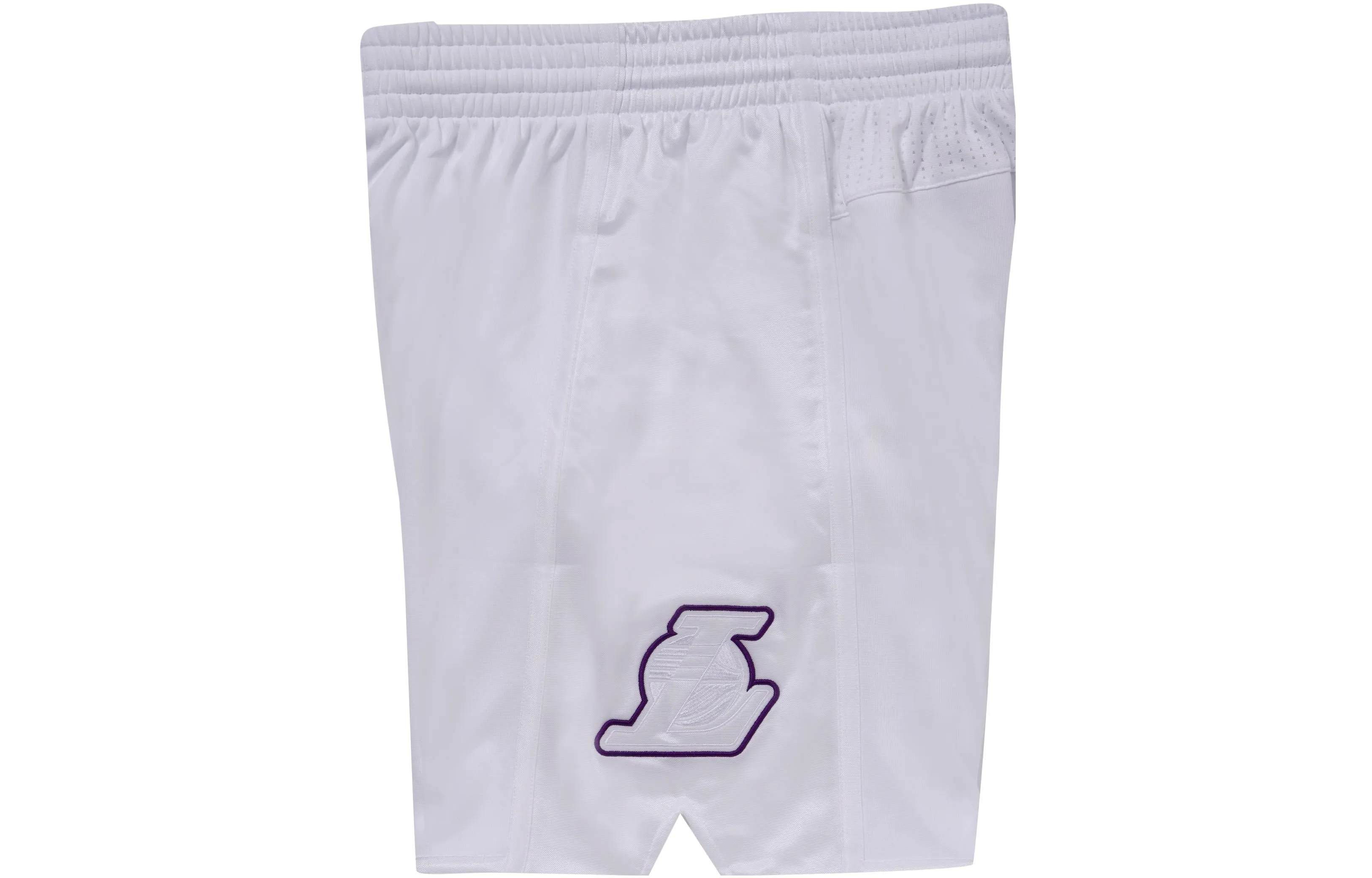 Mitchell & Ness NBA Authentic Christmas Day Los Angeles Lakers 2012-13 Shorts 'White' ASHR4972-LAL12PPPWHIT sold by KicksCrew product image thumbnail 4