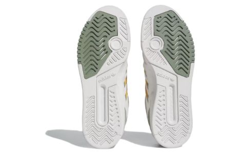 Adidas Originals Drop Step Low Shoes 'Crystal White Yellow Silver Green' IF2610 sold by KicksCrew