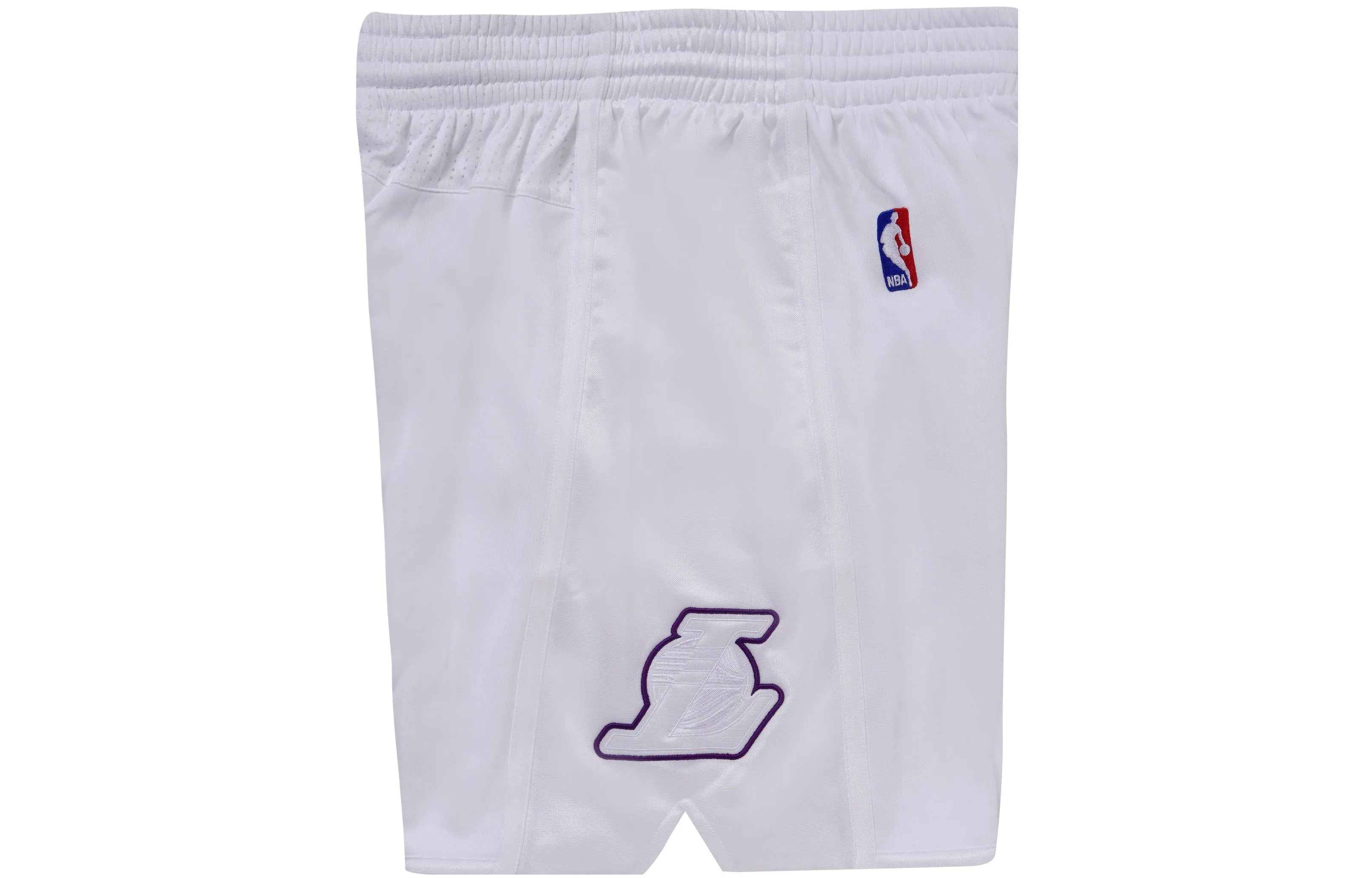 Mitchell & Ness NBA Authentic Christmas Day Los Angeles Lakers 2012-13 Shorts 'White' ASHR4972-LAL12PPPWHIT sold by KicksCrew product image thumbnail 3