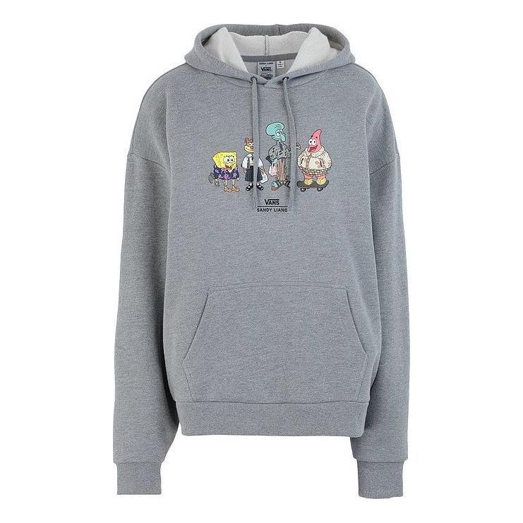 (WMNS) Vans Sandy Liang x SpongeBob Oversized Hoodie 'Grey' VN0A5GYYGRH sold by KicksCrew