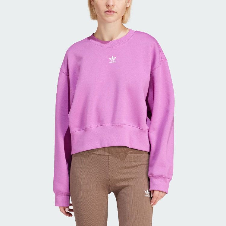 (WMNS) adidas Adicolor Essentials Crew Sweatshirt 'Pink' IR5975 sold by KicksCrew product image thumbnail 2