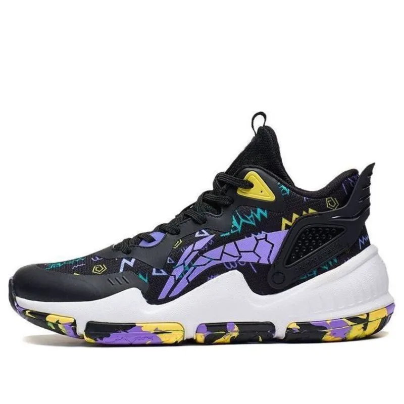 (GS) Li-Ning Athletic Training Basketball Shoes 'Black Purple' YKBS104-13 sold by KicksCrew