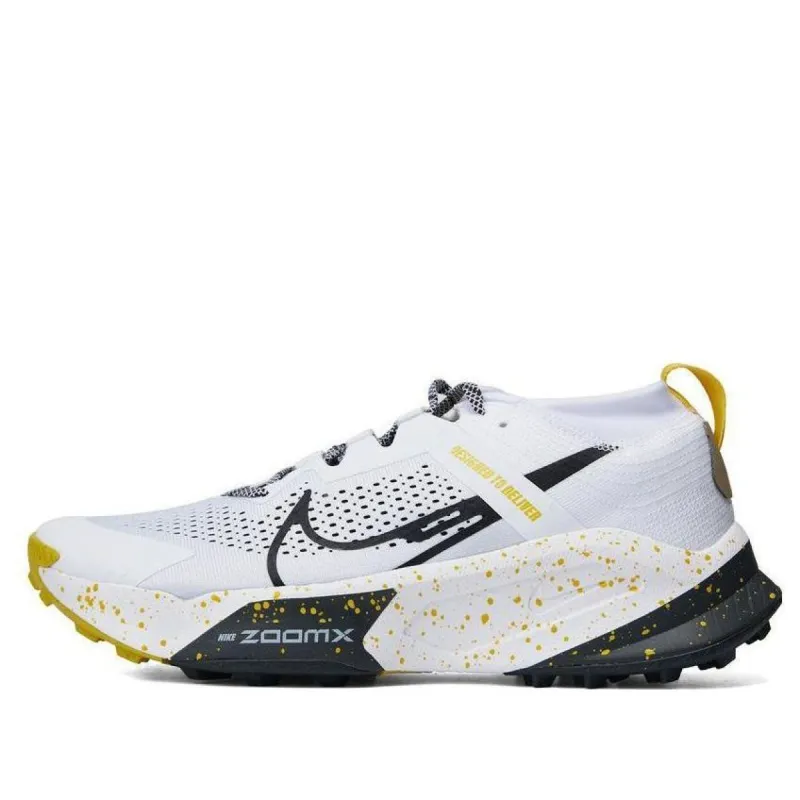Nike ZoomX Zegama Trail 'White Black Vivid Sulfur' DH0623-100 sold by KicksCrew