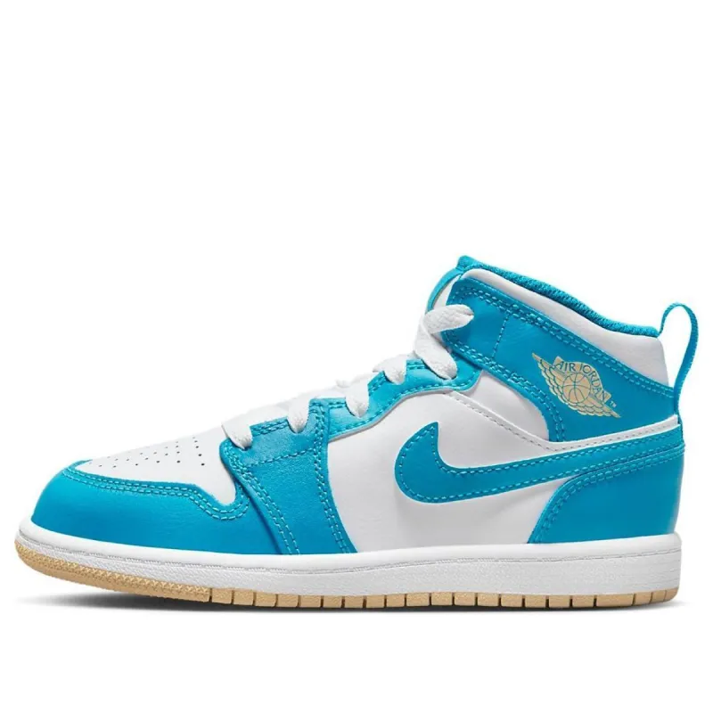 (PS) Air Jordan 1 Mid 'Aquatone' DQ8424-400 sold by KicksCrew