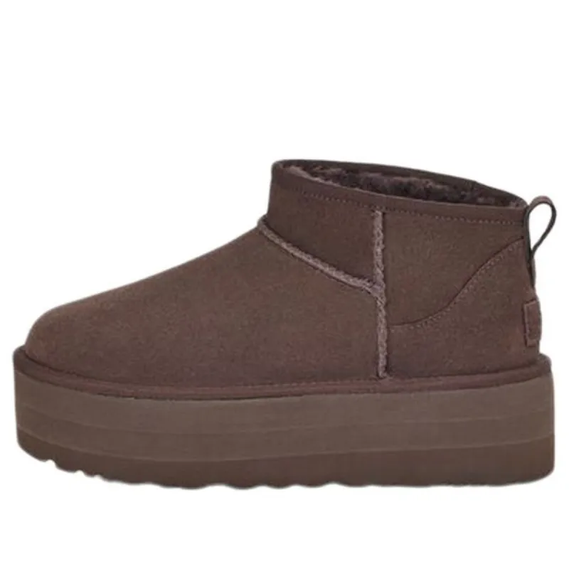 (WMNS) UGG Classic Ultra Mini Platform 'Chocolate' 1135092-CHO sold by KicksCrew