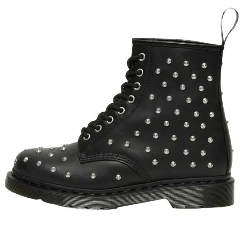 Dr. Martens 1460 Stud Wanama Leather Lace Up Boots 'Black' 27040001 sold by KicksCrew