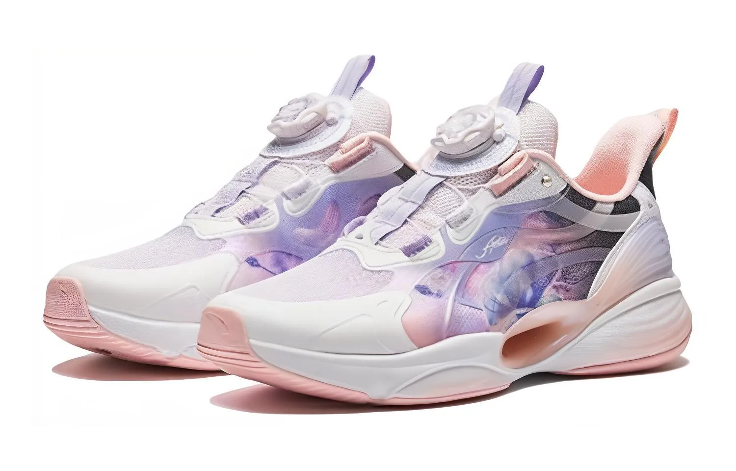 (GS) ANTA Running Series Sneakers 'White Pink Purple' 322425520-5 sold by KicksCrew product image thumbnail 3