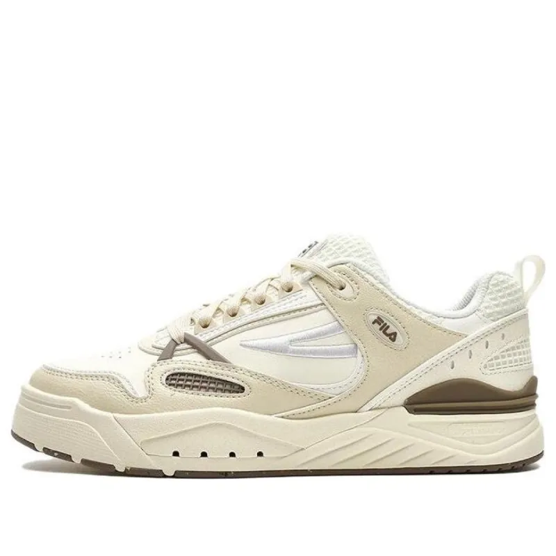 (WMNS) FILA SLAM 22 Skate Shoes 'White Beige Brown' F12W341208FPB sold by KicksCrew