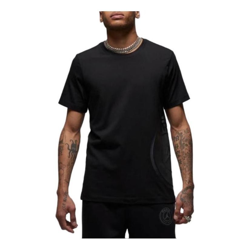 Air Jordan Paris Saint-Germain T-Shirt 'Black' DZ2918-010 sold by KicksCrew