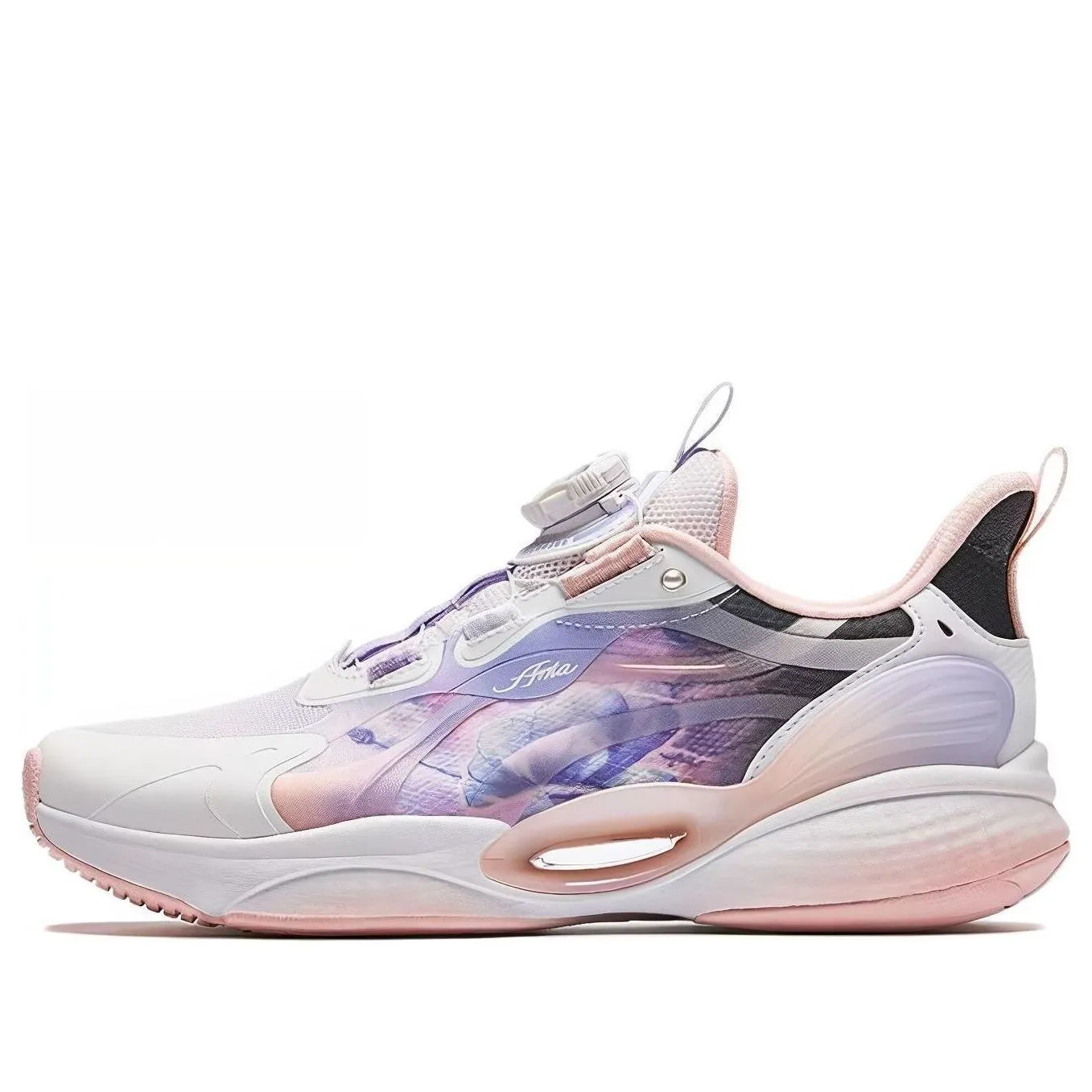 (GS) ANTA Running Series Sneakers 'White Pink Purple' 322425520-5 sold by KicksCrew
