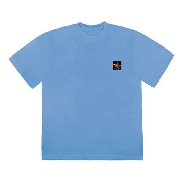 Travis Scott Cactus Jack CJ Gamer Tee 'Washed Blue' TC-316 sold by KicksCrew