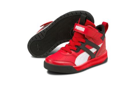 (PS) Puma Backcourt Mid Ac Slip On 'Red Black White' 374410-05 sold by KicksCrew