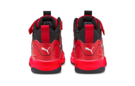 (PS) Puma Backcourt Mid Ac Slip On 'Red Black White' 374410-05 sold by KicksCrew