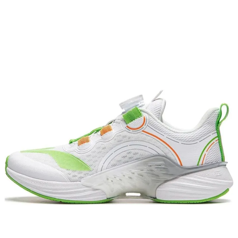 (GS) Li-Ning Floating Pre 'White Silver Green' YKFU050-3 sold by KicksCrew