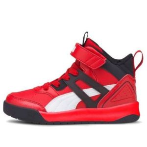 (PS) Puma Backcourt Mid Ac Slip On 'Red Black White' 374410-05 sold by KicksCrew