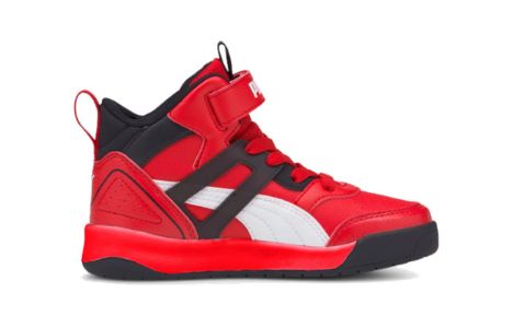 (PS) Puma Backcourt Mid Ac Slip On 'Red Black White' 374410-05 sold by KicksCrew
