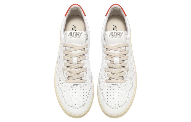 Autry Medalist Leather Low 'White Orange' AULM-LL24 sold by KicksCrew product image thumbnail 3