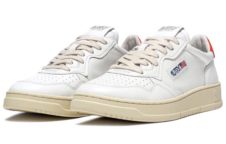 Autry Medalist Leather Low 'White Orange' AULM-LL24 sold by KicksCrew product image thumbnail 2