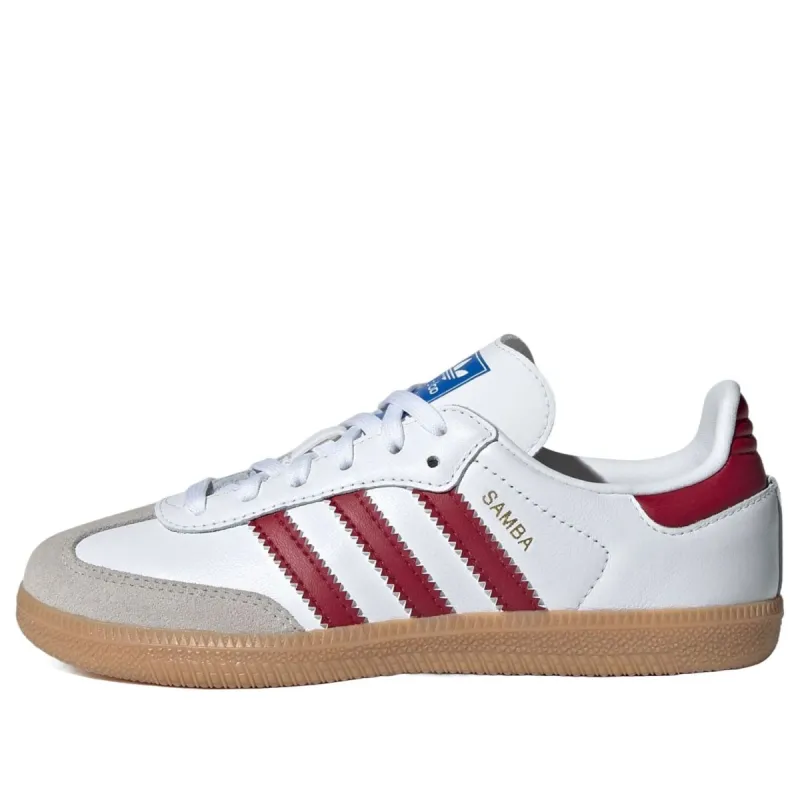 (PS) adidas Samba OG 'White Collegiate Burgundy Gum' IE1333 sold by KicksCrew