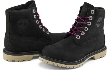 (WMNS) Timberland Paninara Collarless 6 Inch Wide Fit Waterproof Boots 'Black Nubuck' A2M2QW sold by KicksCrew